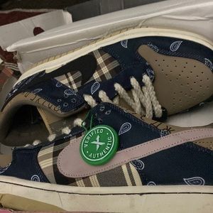 Authentic Cactus Jack Nike SB Dunk Stock X Size 12